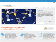 Tablet Screenshot of fr.olivierriviere-consulting.com